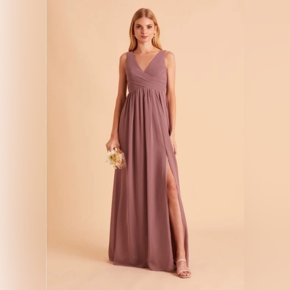 Birdie Grey Laurie Empire Dress - Dark Mauve - NWT Size XS - Picture 5 of 7